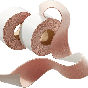 MOLESKIN PARA PIES Y AMPOLLAS (PAQUETE DE 2), 2 ROLLOS ADHESIVOS; 100% ALGODÓN, 2 PULGADAS POR 15 PI