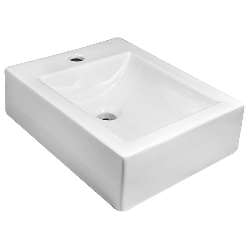 LAVABO BLANCO CUADRADO ECONOMICO JR 2