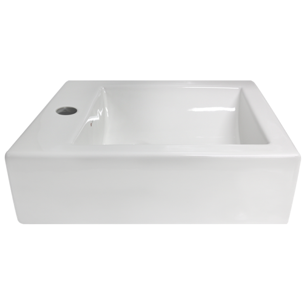 LAVABO BLANCO CUADRADO ECONOMICO JR 1