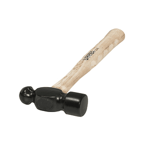 Martillo de bola black con mango de madera estriado de 16