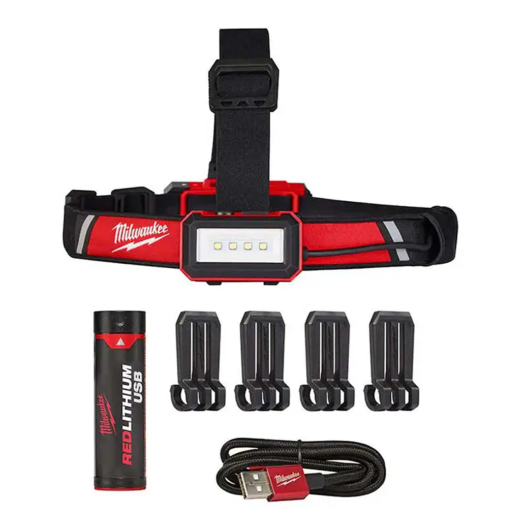 LINTERNA FRONTAL RECARGABLE USB DE BAJO PERFIL 1