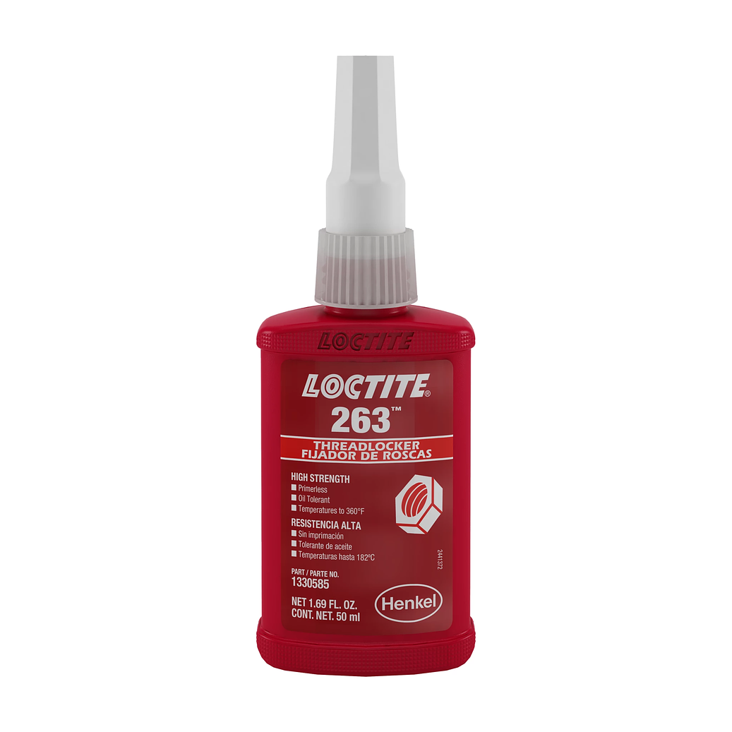 HENKEL LOCTITE 263 THREADLOCKER ANAEROBIC ADHESIVE BLUE 50 ML BOTTLE 1