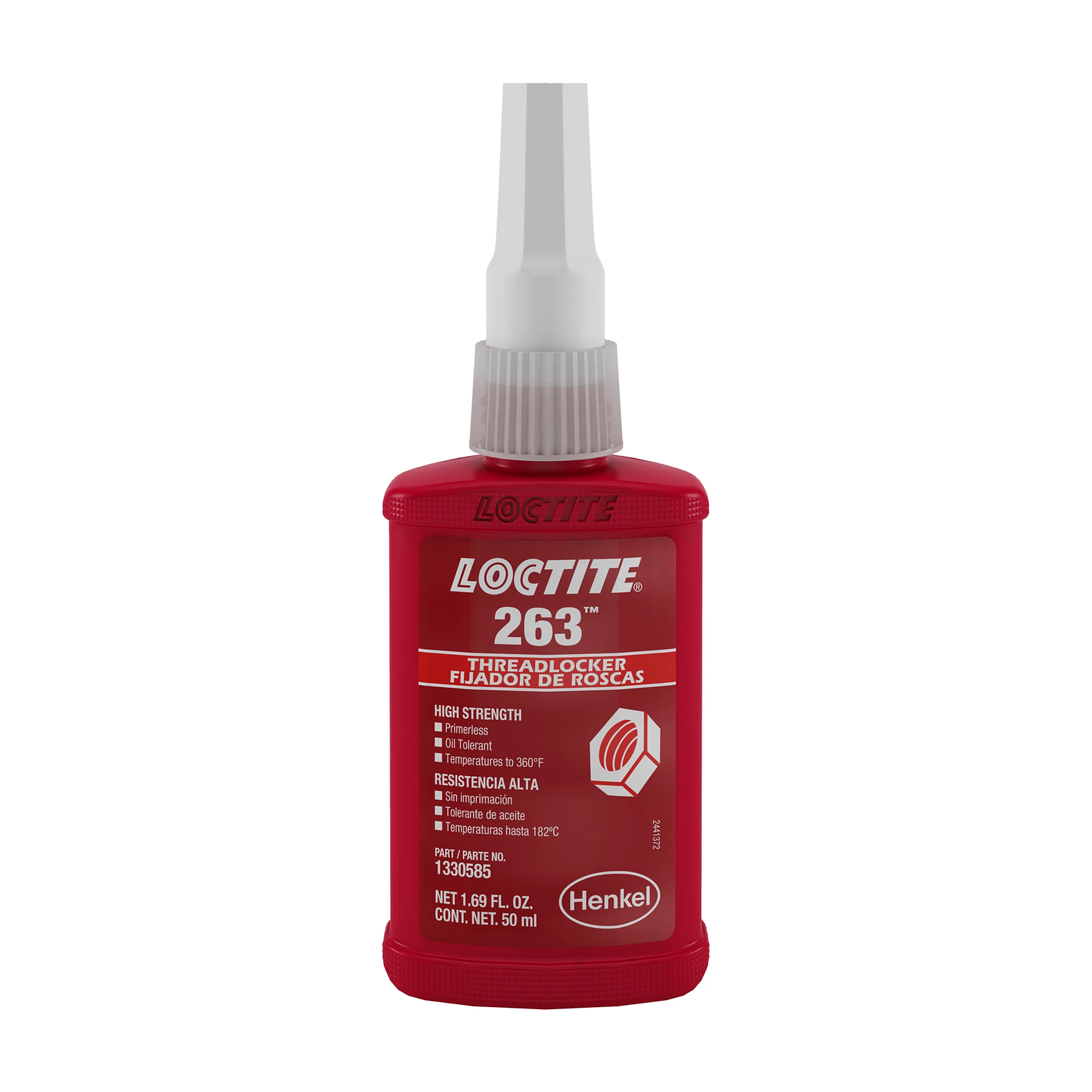 HENKEL LOCTITE 263 THREADLOCKER ANAEROBIC ADHESIVE BLUE 50 ML BOTTLE 1