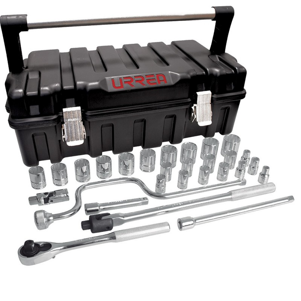 Juego de dados y accesorios cuadro de 1/2