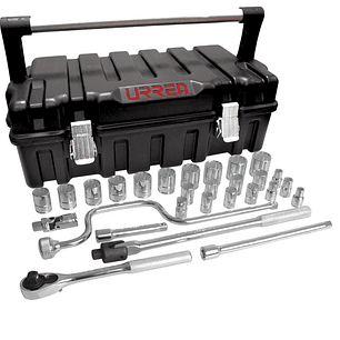 Juego de dados y accesorios cuadro de 1/2