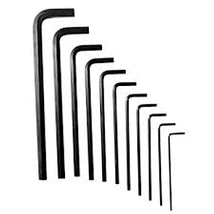 JUEGO DE LLAVES HEXAGONALES ESTANDAR 11 PIEZAS