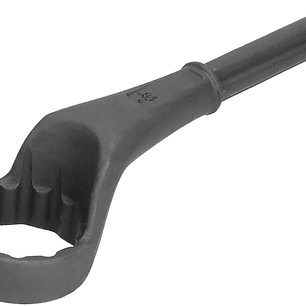 Llave acodada de alta palanca fosfatizada sin cola métrica, 12 puntas, 80 mm