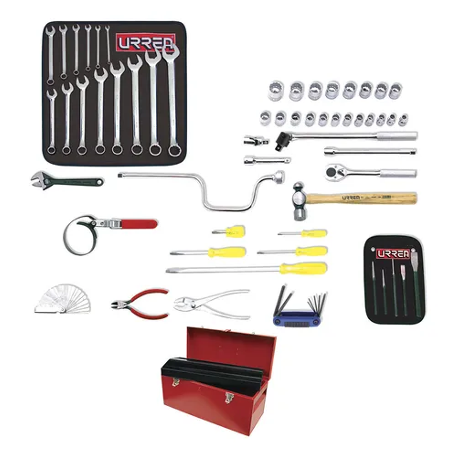 Juego básico automotriz métrico, 58 piezas con caja D6 1