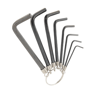 JUEGO DE LLAVES HEXAGONALES LARGAS 1.5 A 10 MILIMETROS