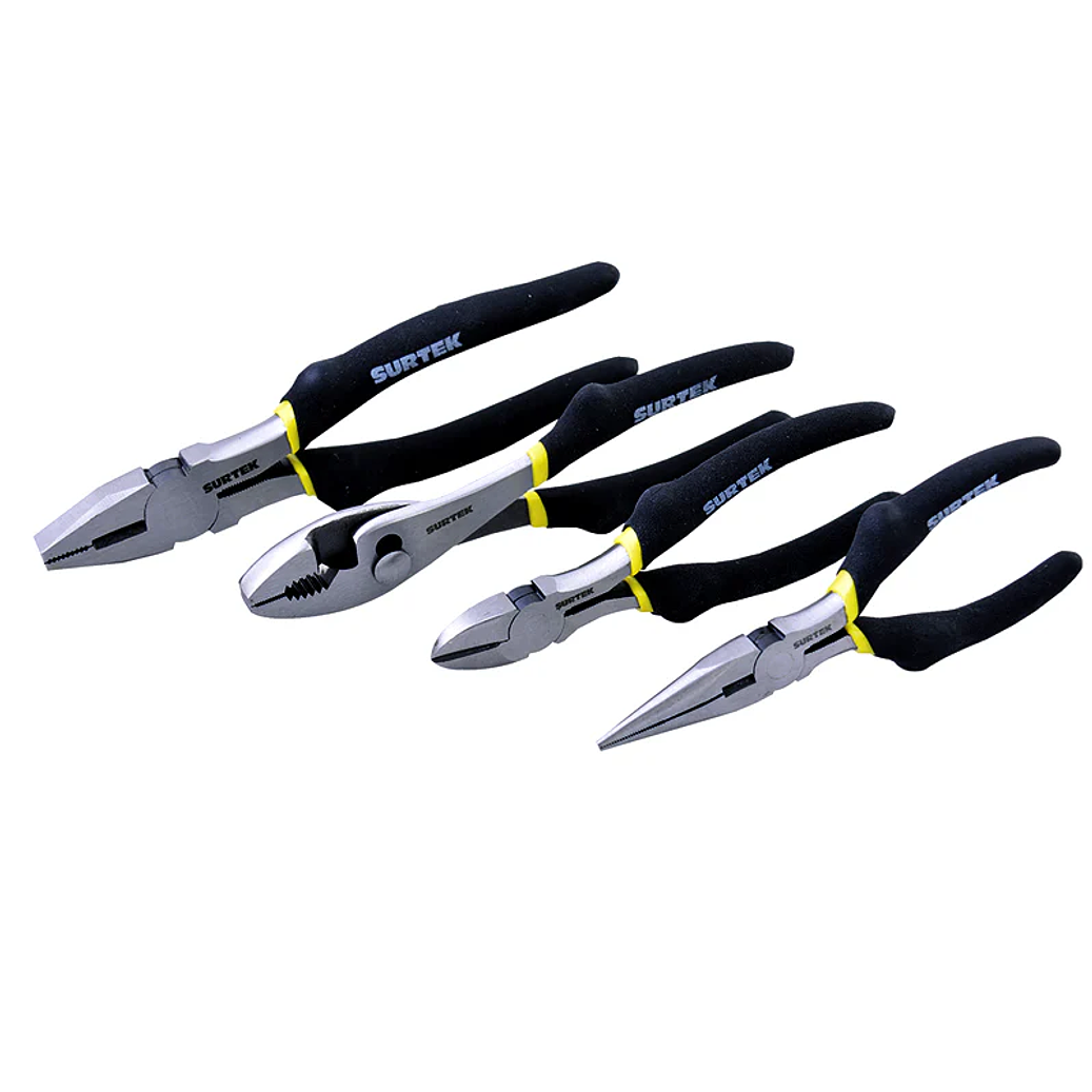 Juego pinzas para electricista, 4 piezas 1