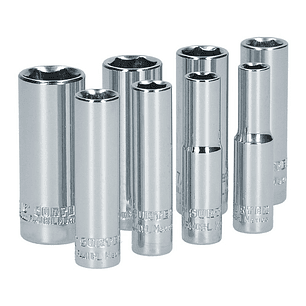 Juego de dados largos cuadro de 1/4