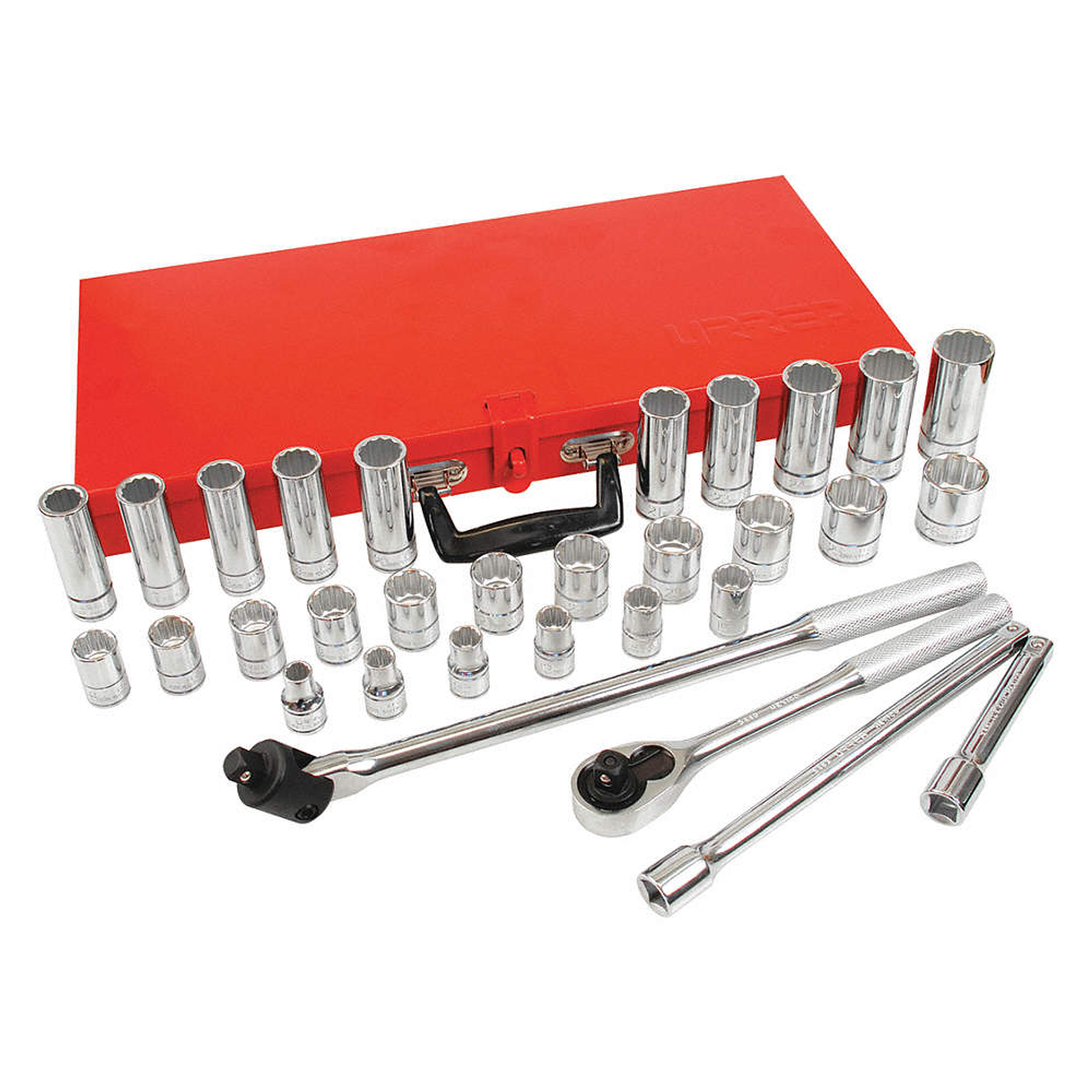 Juego de dados y accesorios cuadro de 1/2