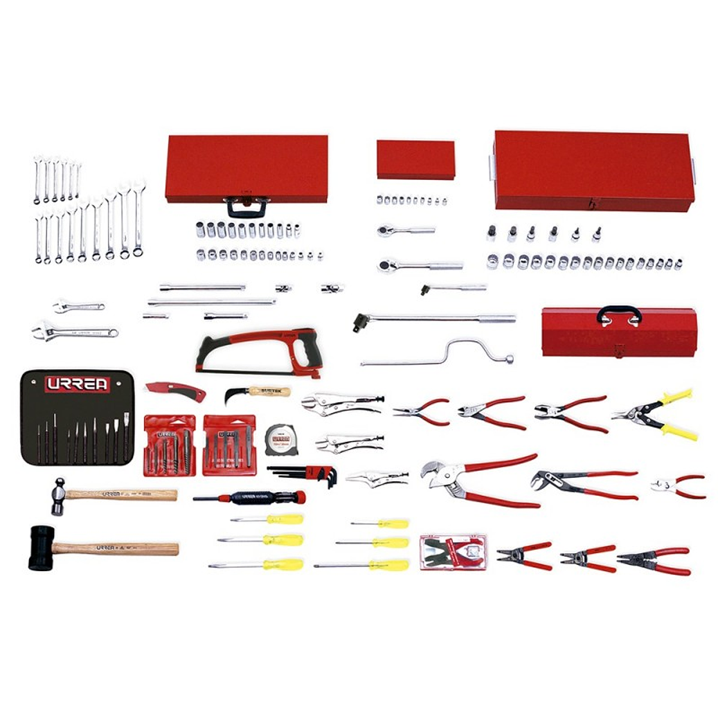 Juego básico industrial métrico 138 piezas, sin gabinete 1