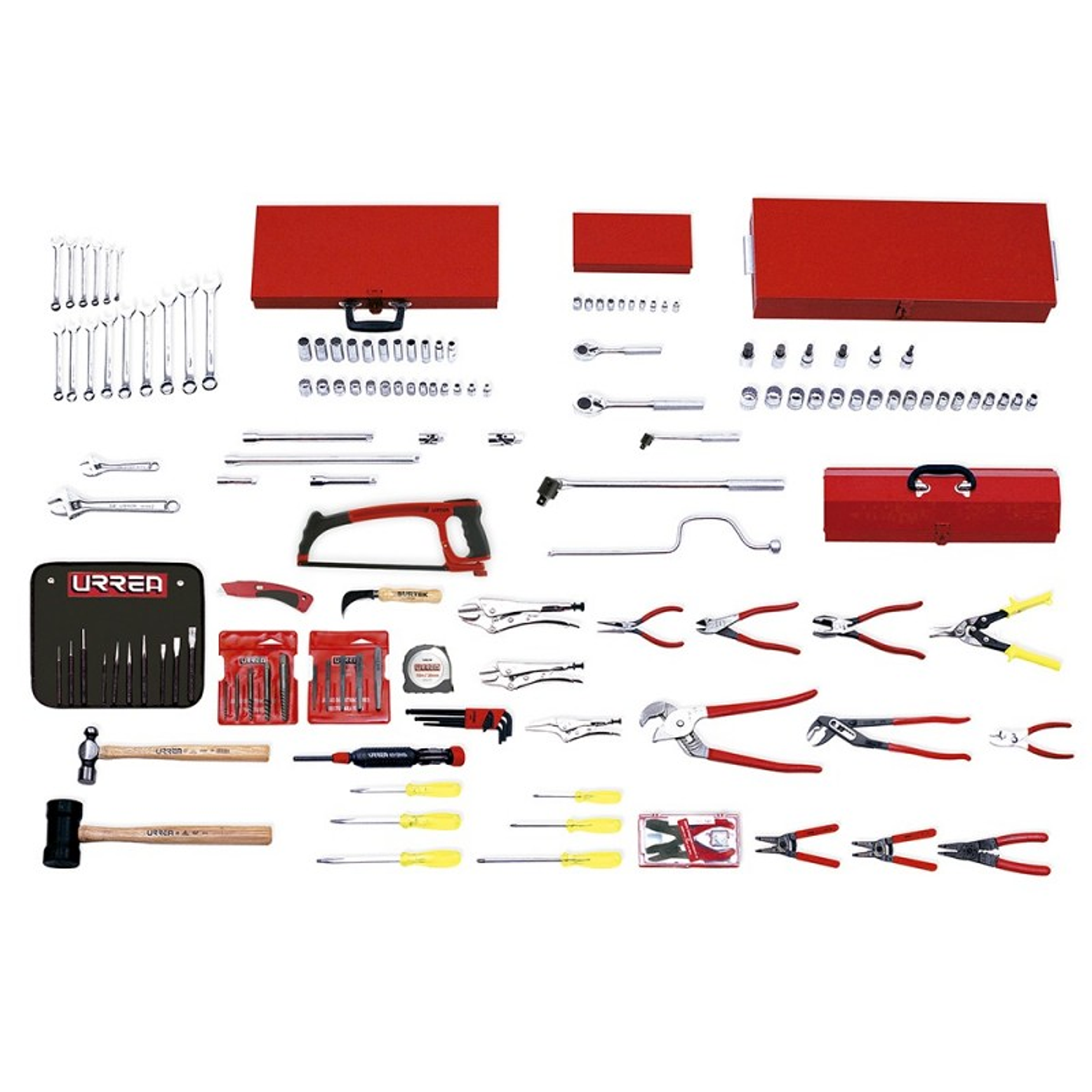 Juego básico industrial métrico 138 piezas, sin gabinete 1