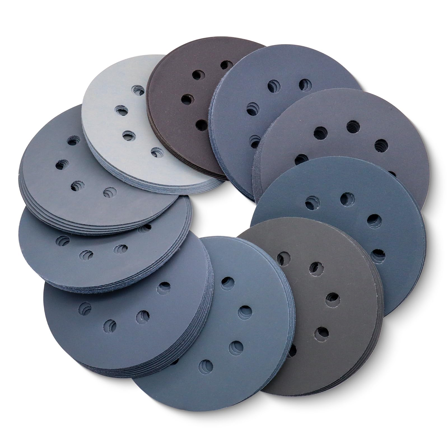 KIT 100 DISCOS DE LIJA EN SECO HUMEDO 5