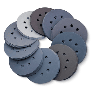 KIT 100 DISCOS DE LIJA EN SECO HUMEDO 5