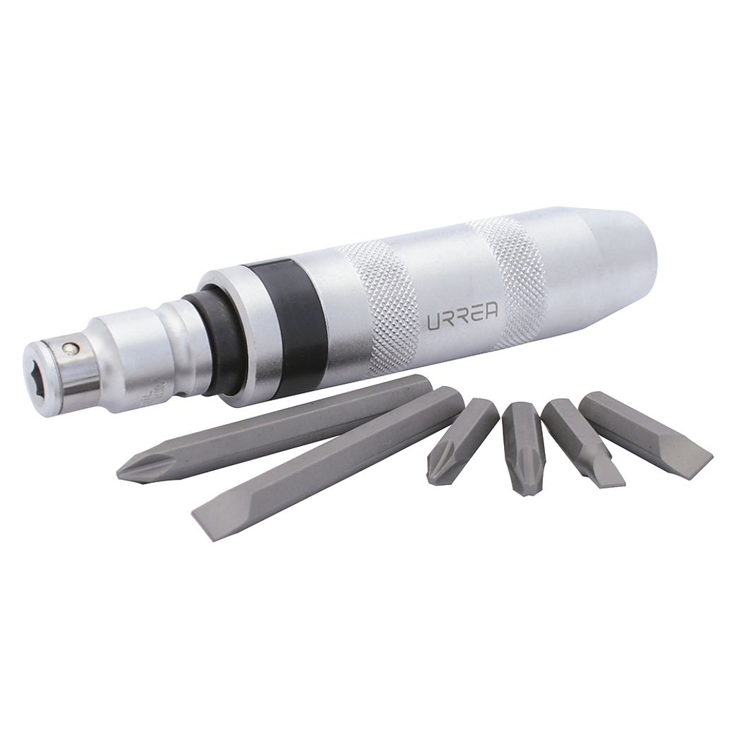 Juego de destornillador de golpe con puntas intercambiables, 8 piezas 1