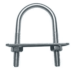 KIT 60108INOX,ABRAZADERA U 120 3