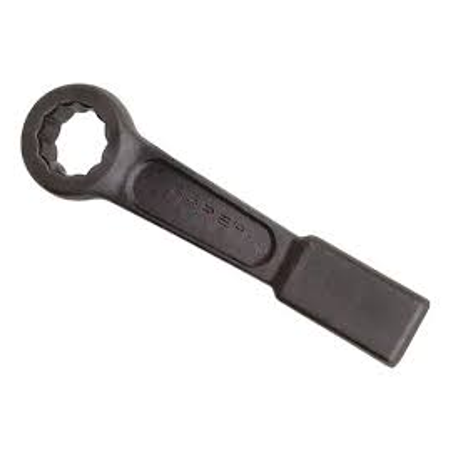 Llave de golpe plana fosfatizada en pulgadas, 12 puntas, 5 3/8