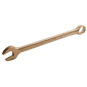 Llave combinada de bronce aluminio antichispa en pulgadas, 12 puntas, 15/16