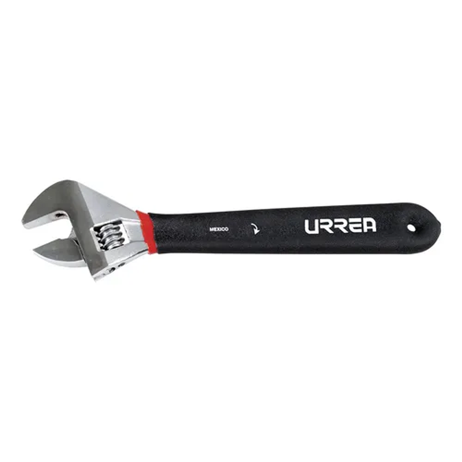 Llave ajustable cromada con mango Rubber grip 15