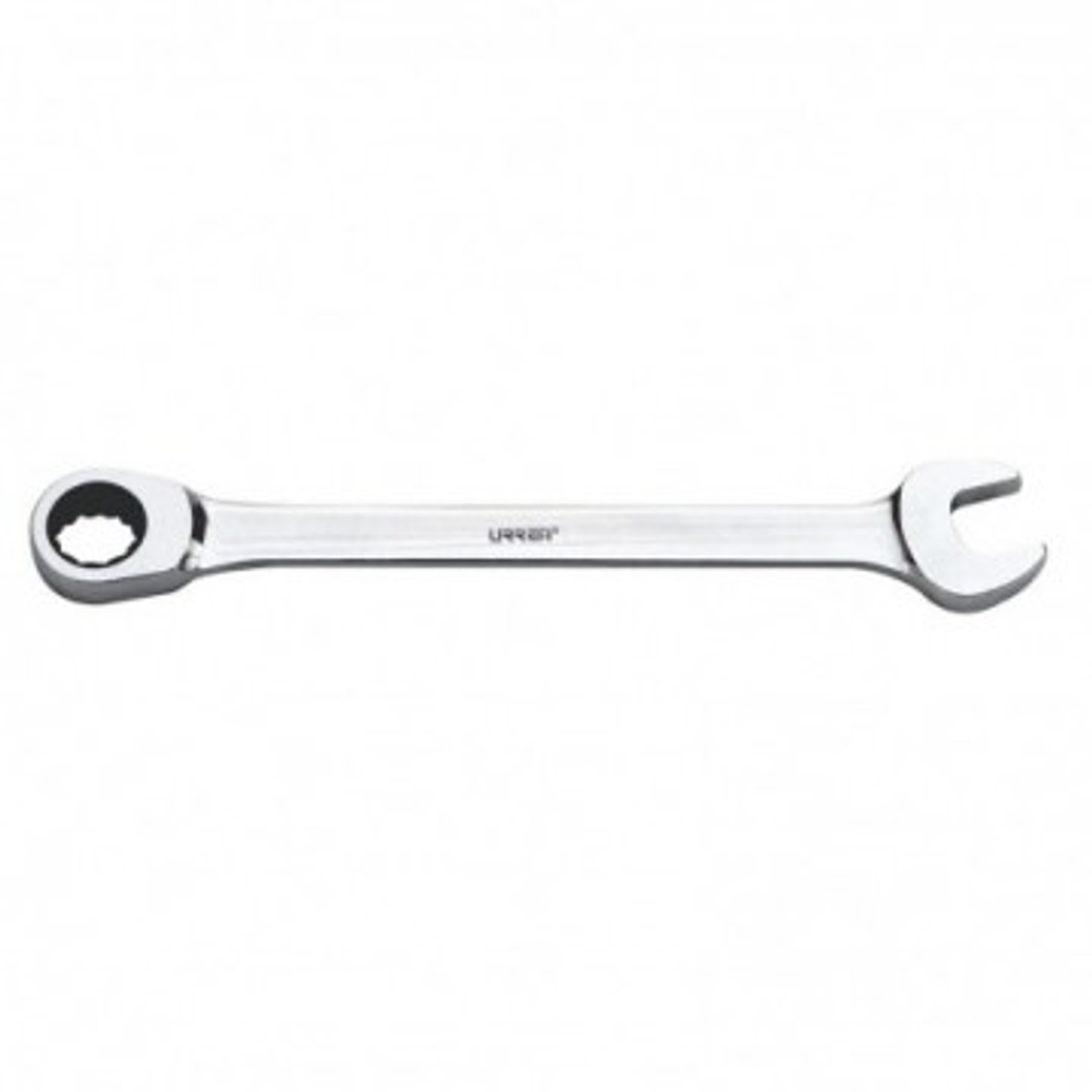 Llave combinada pulido espejo de matraca en pulgadas, 12 puntas, 7/8