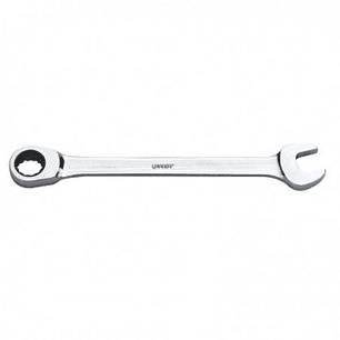Llave combinada pulido espejo de matraca en pulgadas, 12 puntas, 7/8
