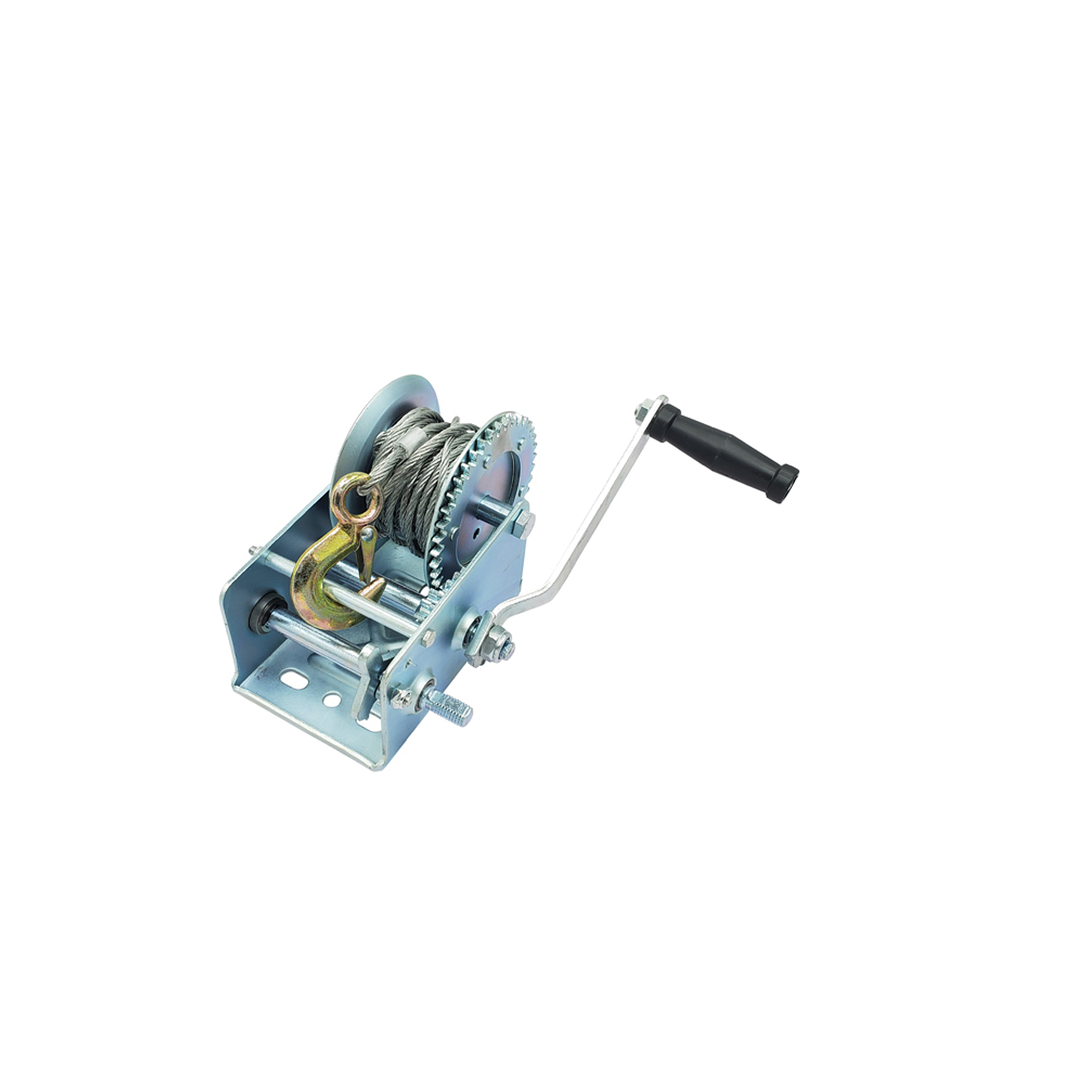 Malacate con manivela con cable 1,100 kg 1