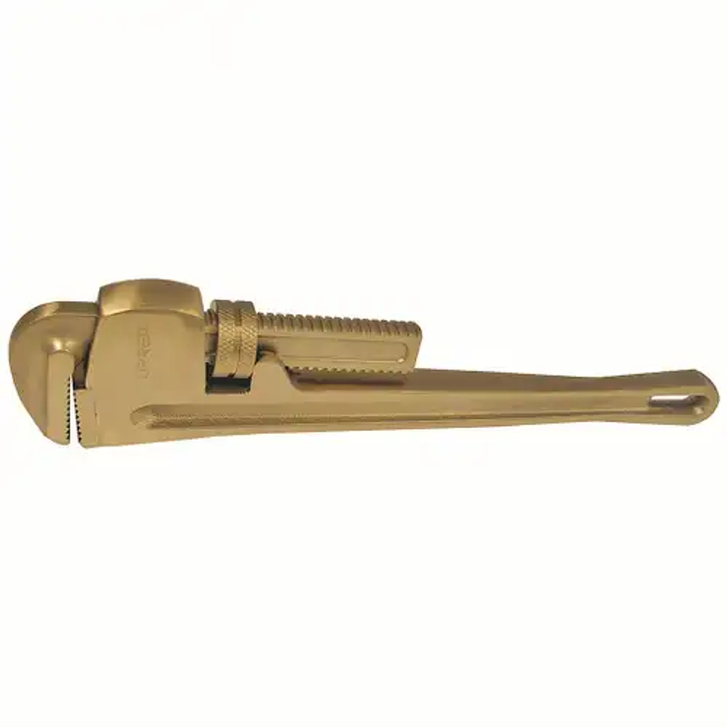 Llave stillson de bronce aluminio antichispa de 10