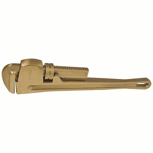 Llave stillson de bronce aluminio antichispa de 10