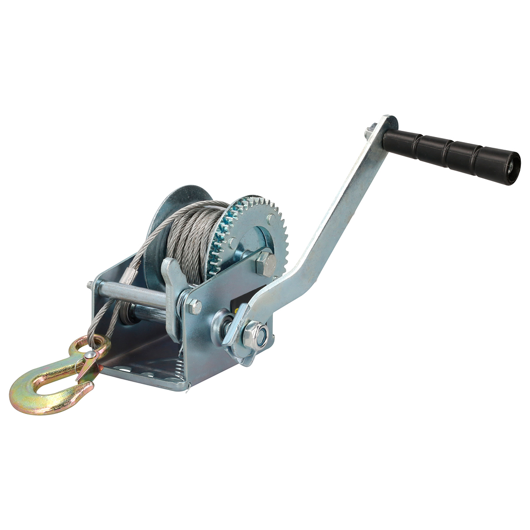 Malacate con manivela con cable 300 kg 1