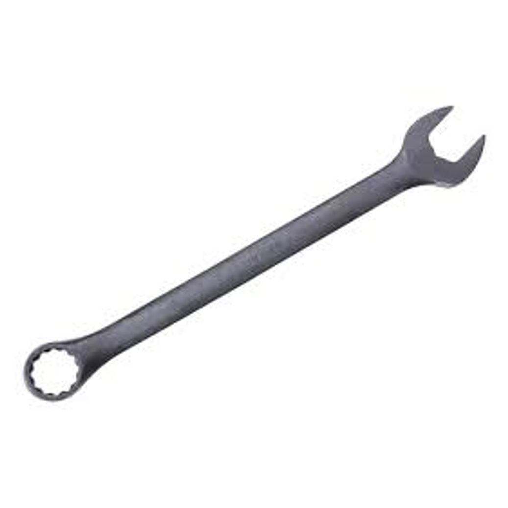 Llave combinada fosfatizada en pulgadas, 12 puntas, 1 1/8