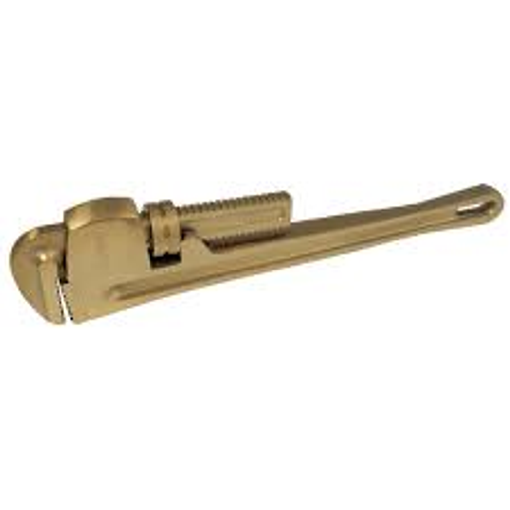 Llave stillson de bronce aluminio antichispa de 14