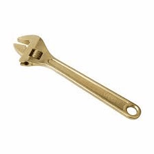 Llave ajustable de bronce aluminio antichispa de 12
