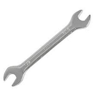 Llave española pulido espejo en pulgadas, 7/16