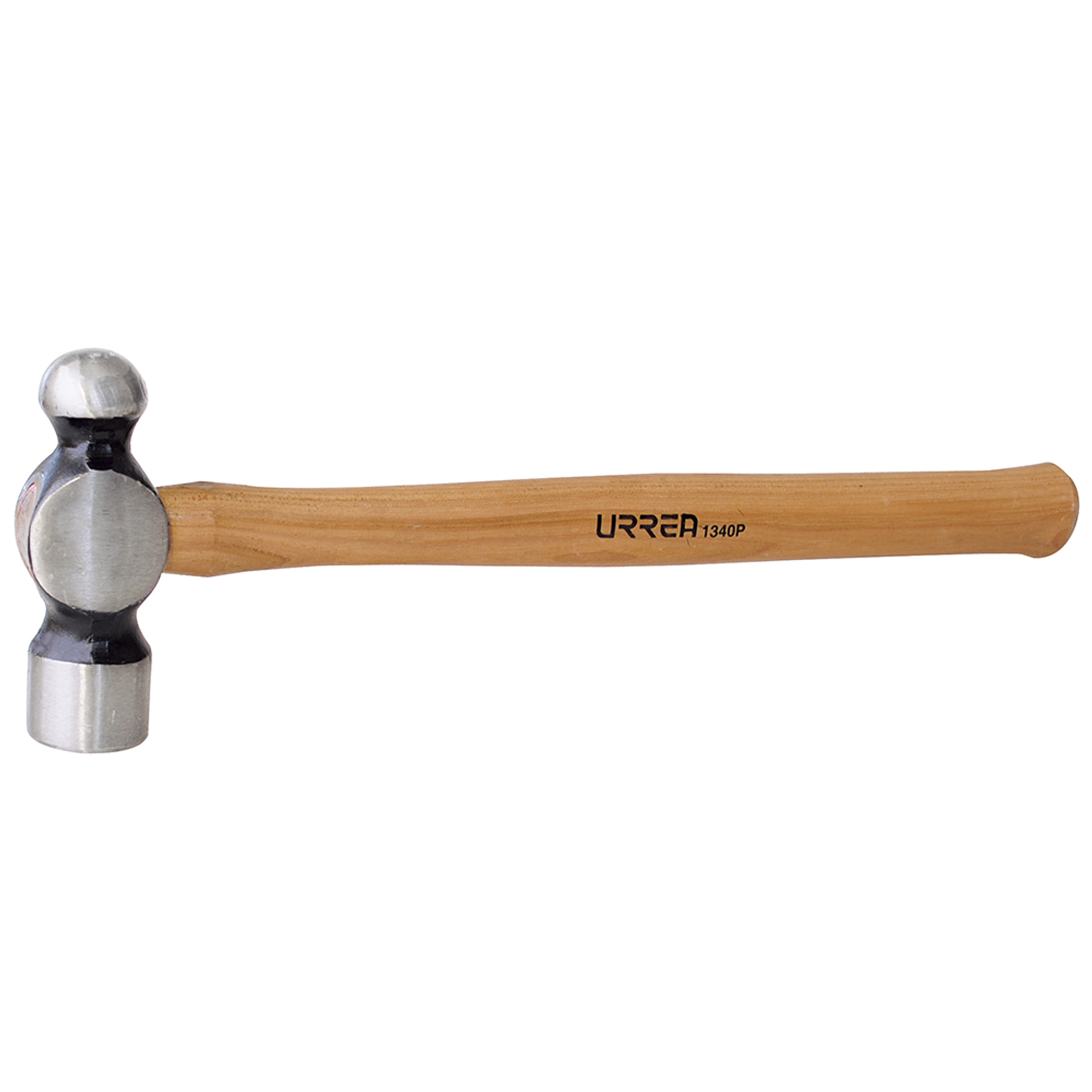 Martillo de bola maquinado con mango de madera de 18