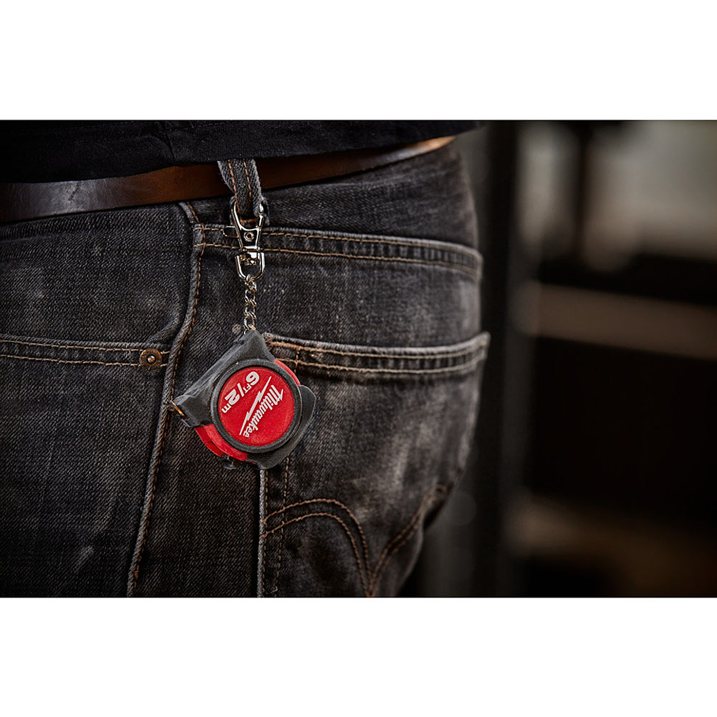 FLEXÓMETRO 2 M TIPO LLAVERO DE PLÁSTICO 48-22-5506 4