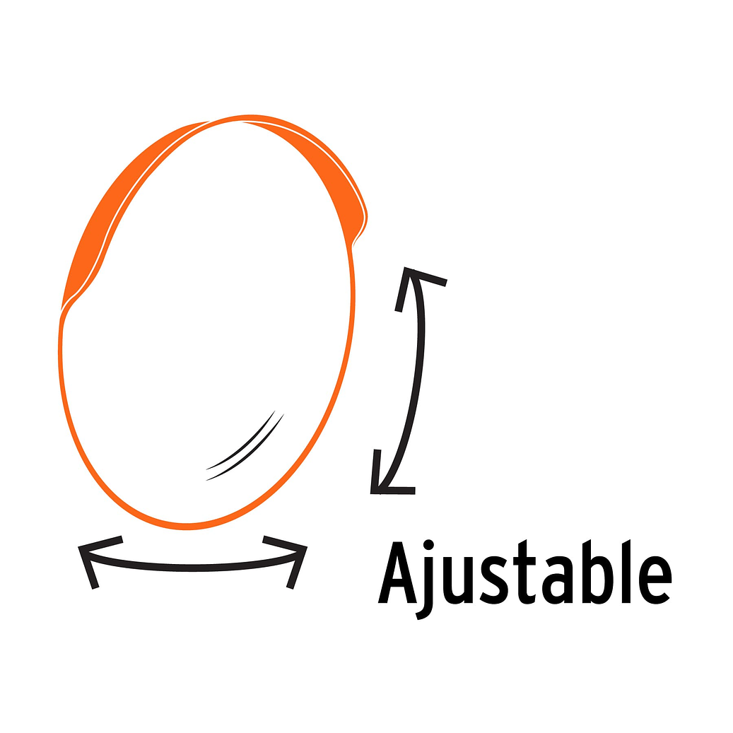 ESPEJO CONVEXO DE SEGURIDAD DE 80 CM 2