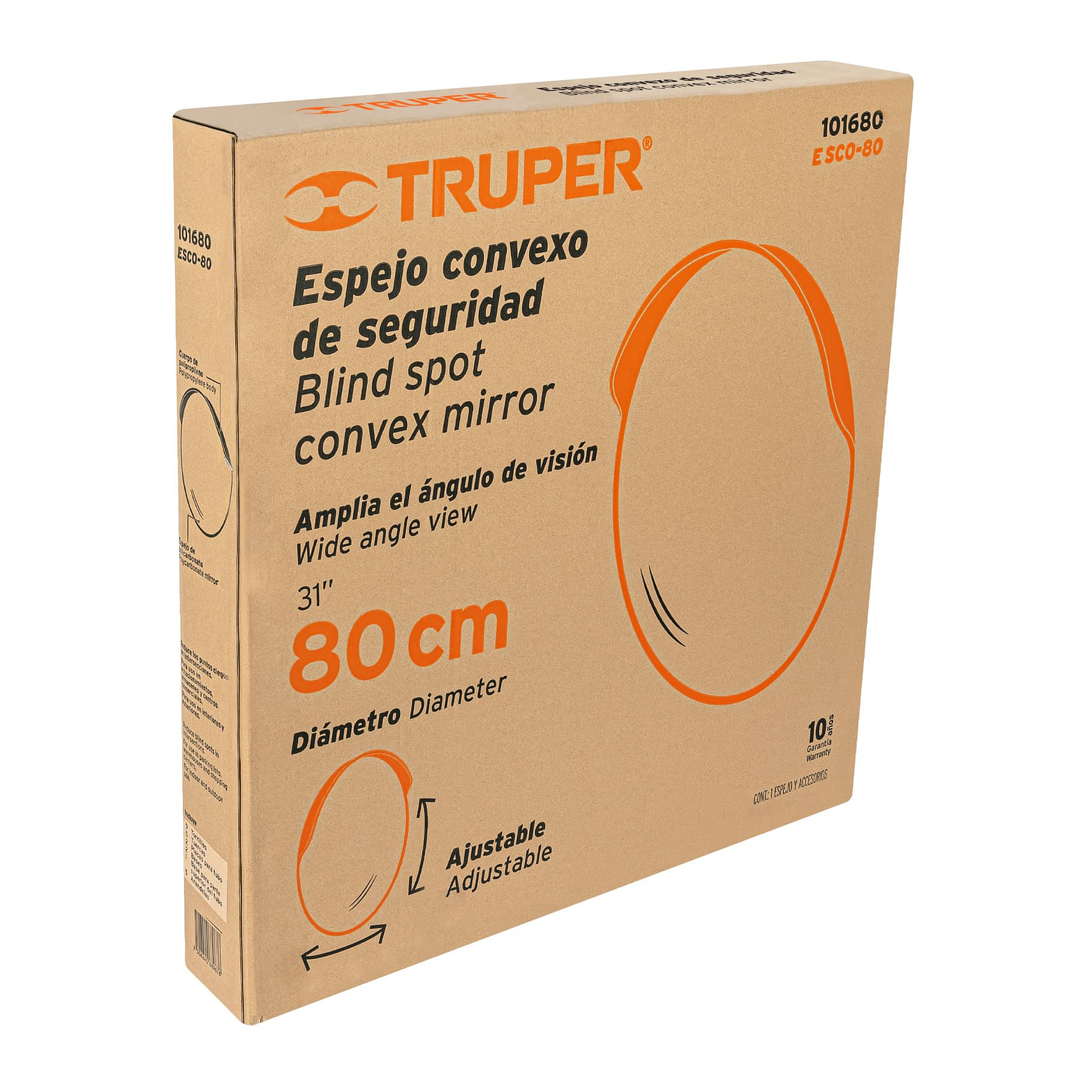 ESPEJO CONVEXO DE SEGURIDAD DE 80 CM 4