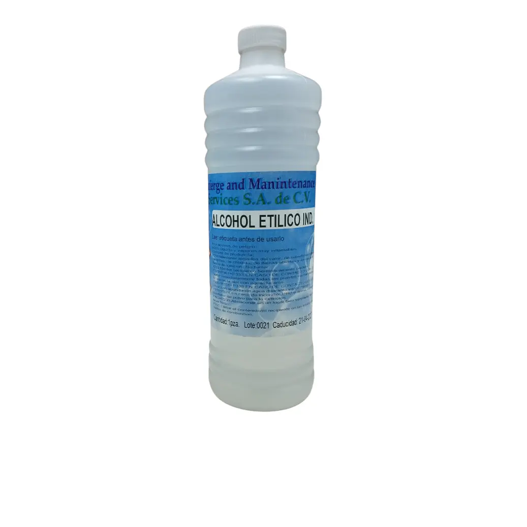 ALCOHOL ETILICO INDUSTRIAL ENVASADO LITRO 1