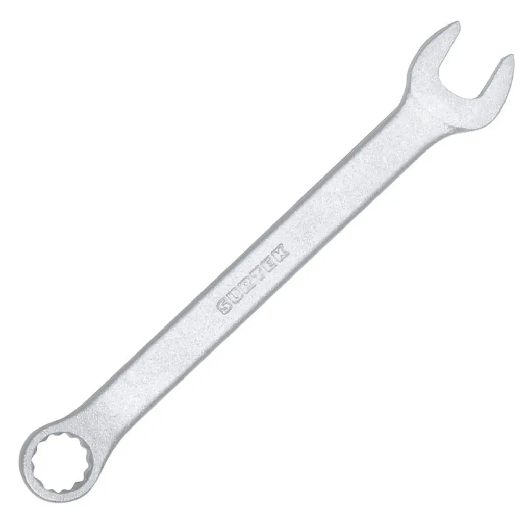 Llave combinada satinada en pulgadas, 12 puntas, 1