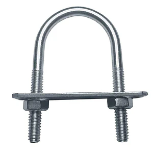 ABRAZADERA PARA  CABLE  C/ PLACA  Y TCAS  2