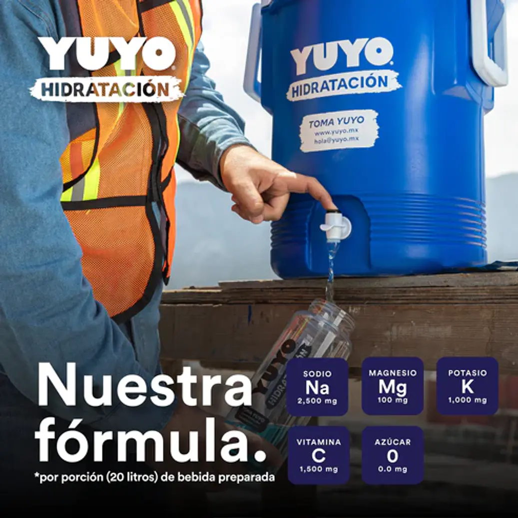 BEBIDA HIDRATANTE SABOR PONCHE 20 LITROS (CAJA CON 20 SOBRES) 3