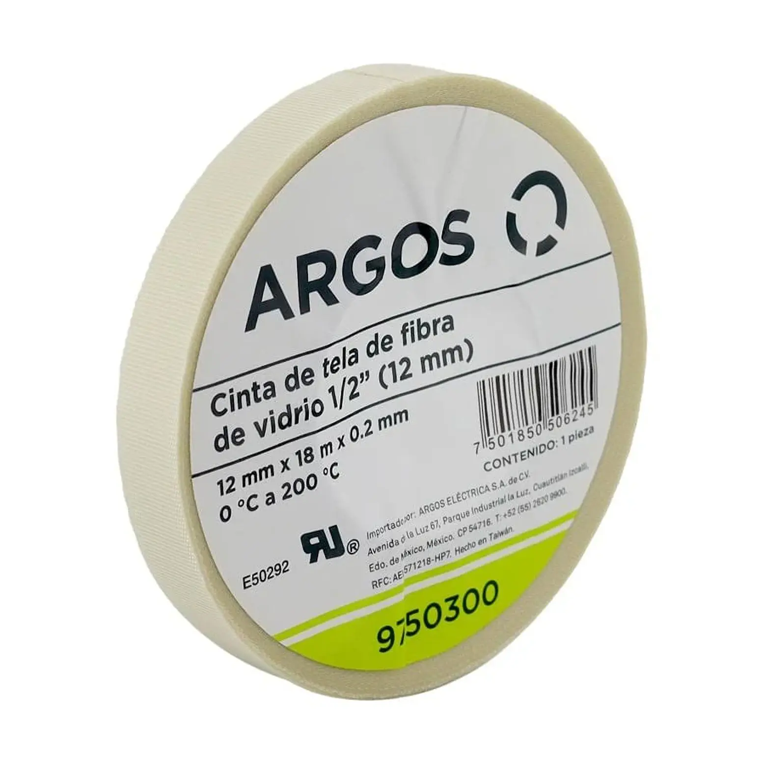 CINTA DE TELA FIBRA DE VIDRIO  1/2
