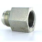 ADAPTADOR DE 1/4 JIC 37 MACHO A 1/4 NPT HEMBRA - thumbnail 1