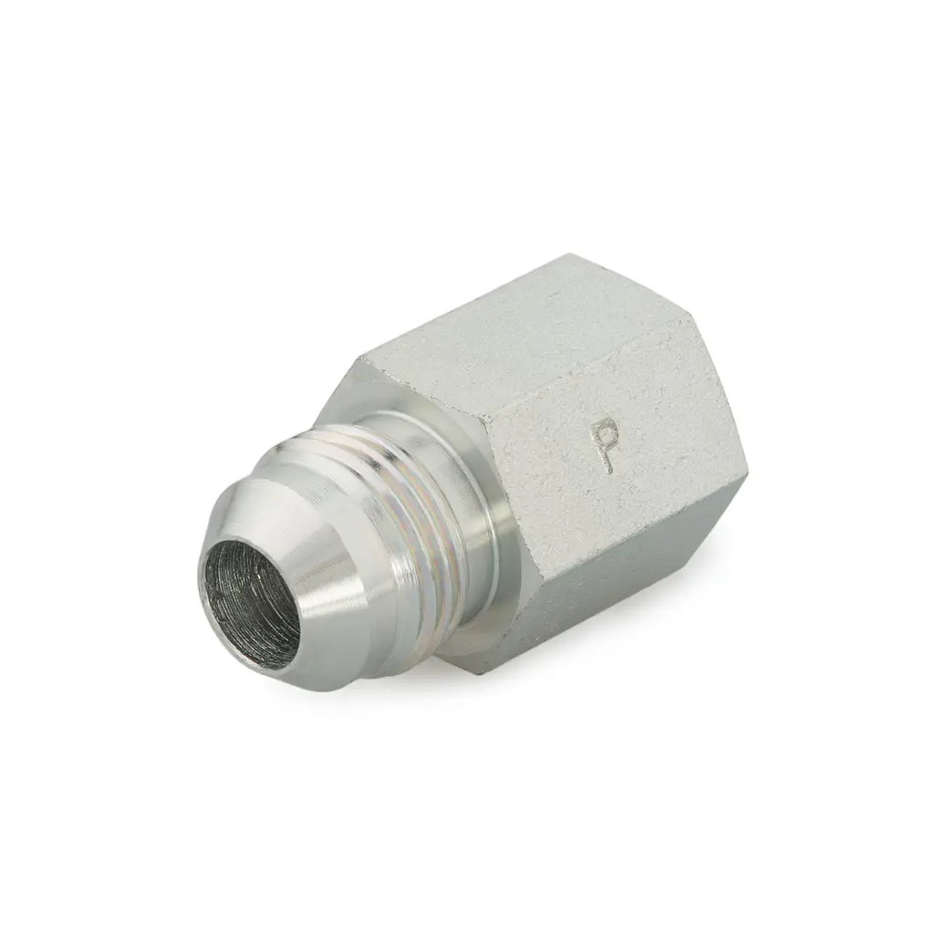 ADAPTADOR DE 1/4 JIC 37 MACHO A 1/4 NPT HEMBRA 2
