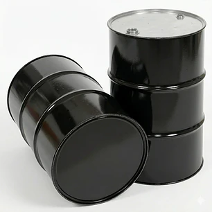 TAMBOR METALICO CON TAPA ARO Y EMPAQUE CAP 200 LITROS DE PRIMERA CON COLOR EXTERIOR NEGRO ( NUEVO) 
