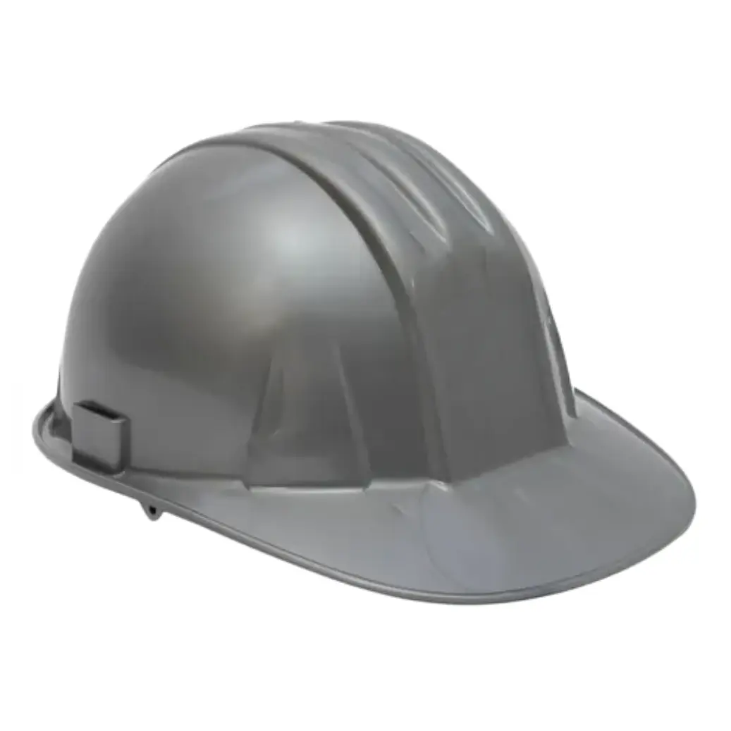 CASCO CON SUSPENSION PLASTICA 4 PUNTOS AJUSTE RAPIDO COLOR GRIS 1
