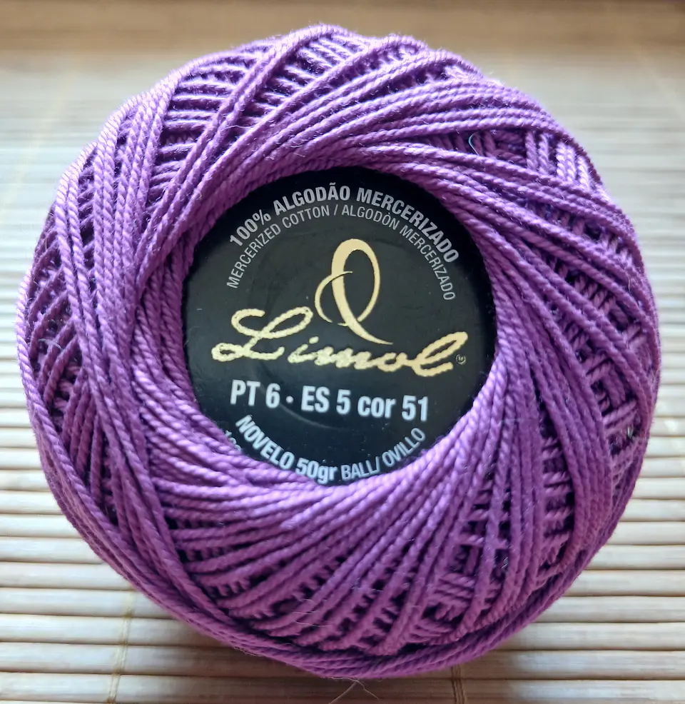 Limol Fios de Crochet nº 6 - Cores Lisas - 50g 5