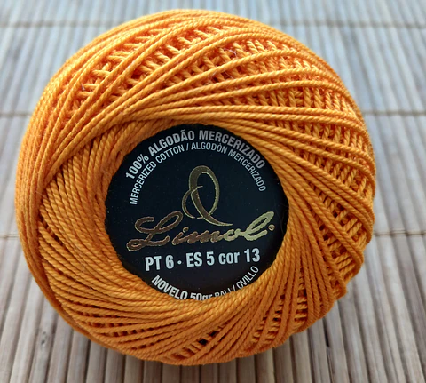 Limol Fios de Crochet nº 6 - Cores Lisas - 50g